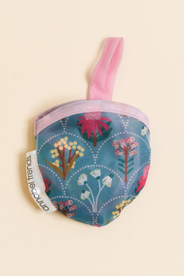 Remi Blue Wildflower Twist Fan