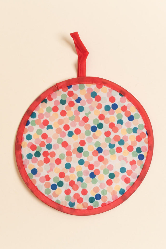 Remi Orange Confetti Twist Fan