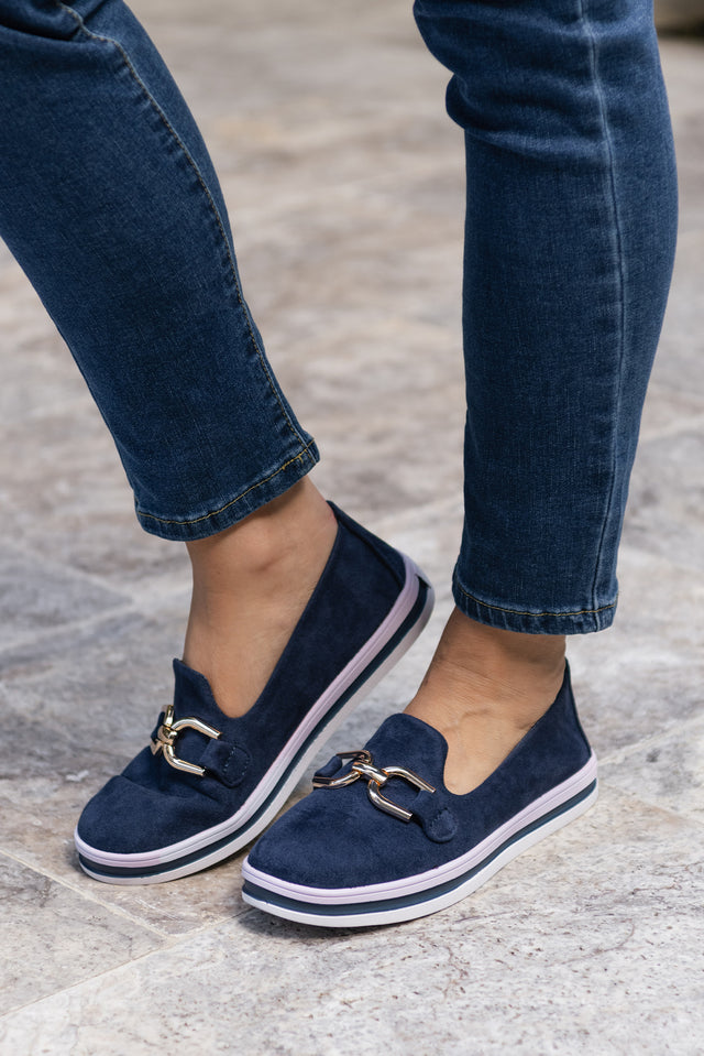 Nature Navy Platform Loafer image 2