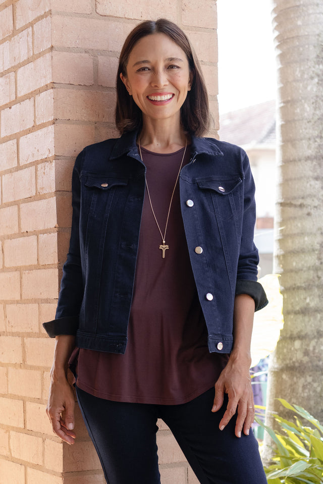 Siobhan Navy Stretch Jacket