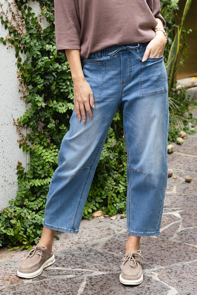 BB Barrel Blue Jeans