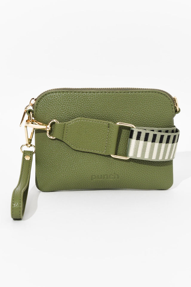 Sally Khaki Mini Crossbody Bag