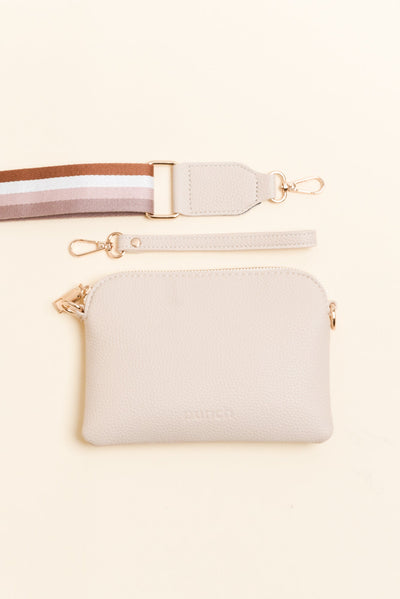 Sally Nude Mini Crossbody Bag