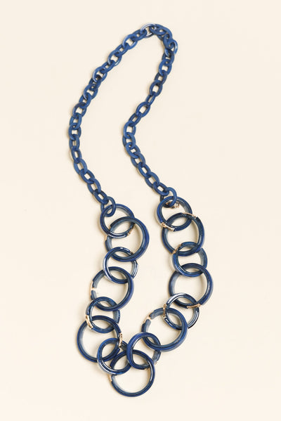 Samson Blue Chain Necklace