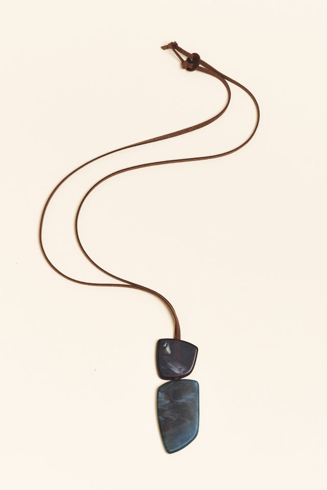 Sarita Blue Pendant Necklace
