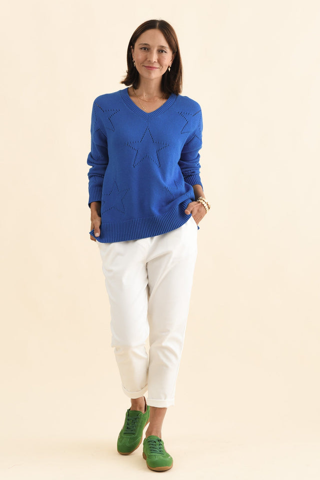Selene Blue Star Cotton Jumper image 6