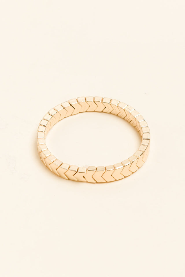 Shania Gold Beaded Bracelet