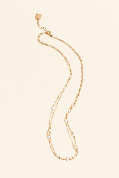 Shira Gold Plated Layered Necklace