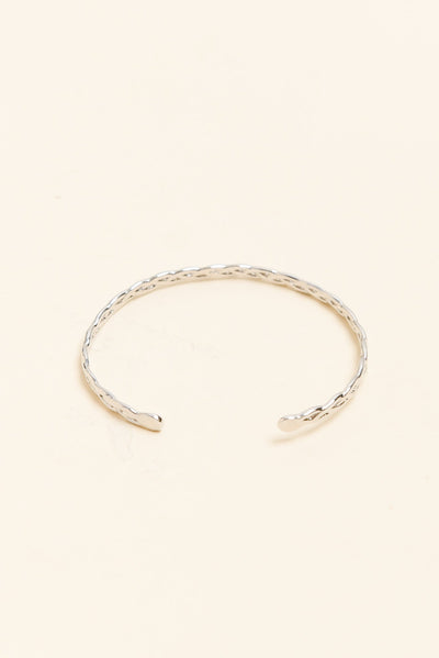 Sylvie Silver Woven Cuff
