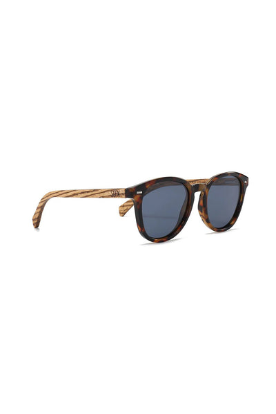 Taine Tortoiseshell Wooden Sunglasses