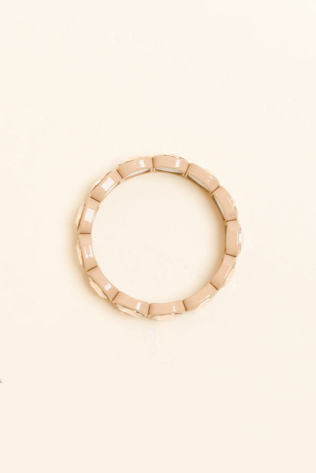 Tamsin Champagne Crystal Beaded Bracelet