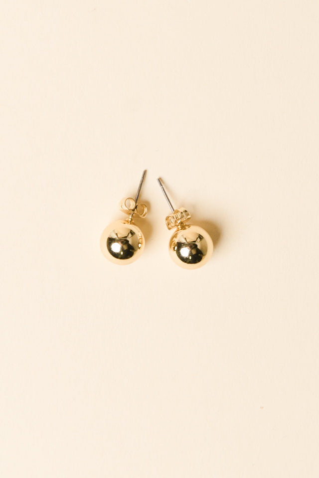 Tommy Gold Stud Earrings