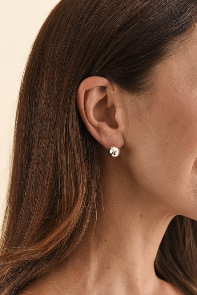 Tommy Silver Stud Earrings