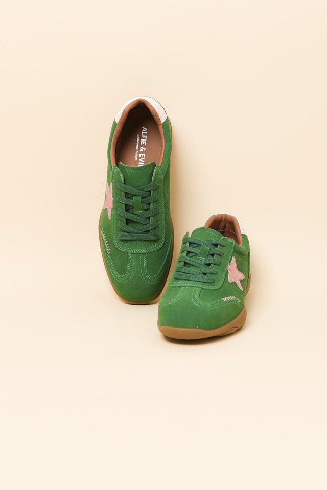 Truce Green Star Suede Sneaker