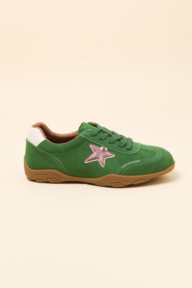 Truce Green Star Suede Sneaker