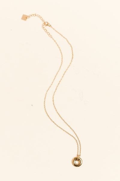 Valette Gold Plated Pendant Necklace