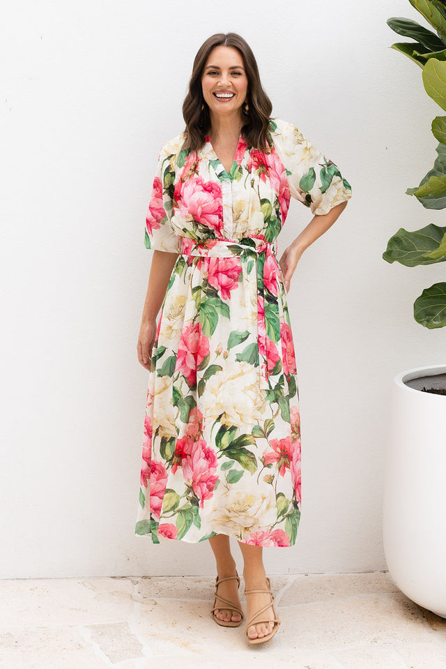 Westin Cream Botanical Cotton Dress